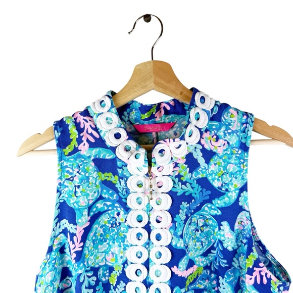 Lilly Pulitzer Jane Corsica Print Shift Dress Size 12 - Picture 5 of 10